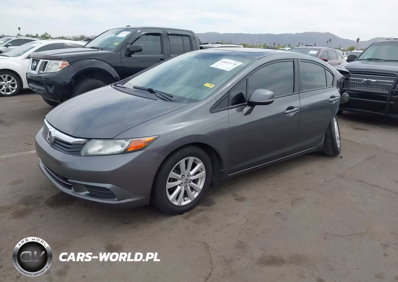 2012 Honda Civic Ex VIN:2HGFB2F80CH501923 - 2