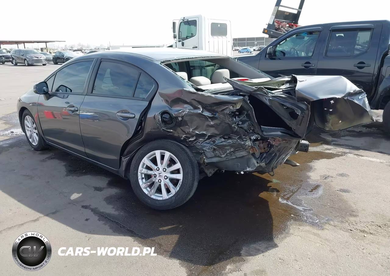 2012 Honda Civic Ex VIN:2HGFB2F80CH501923 - 3