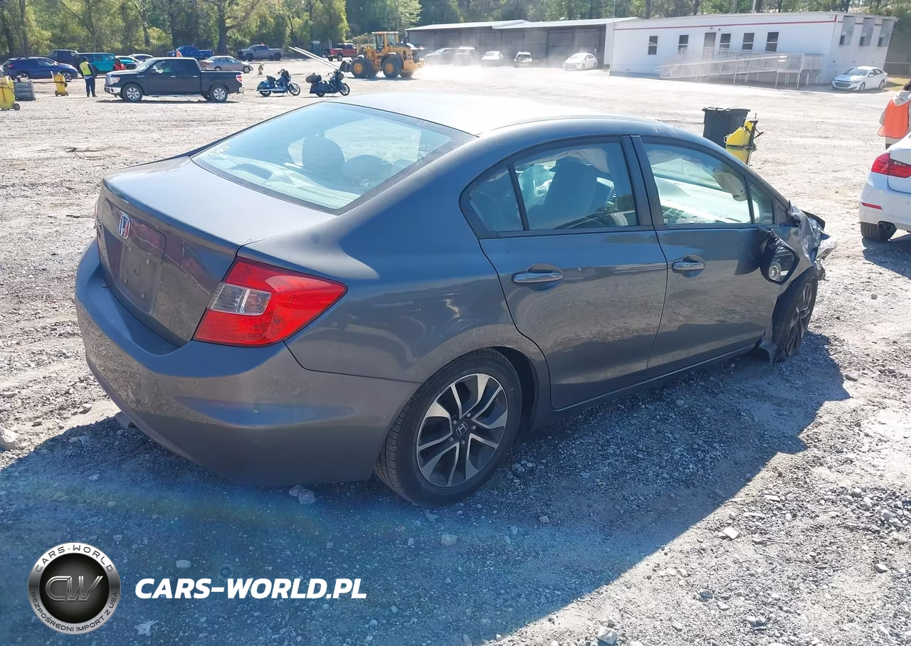 2012 Honda Civic Lx VIN:19XFB2F59CE020133 - 4