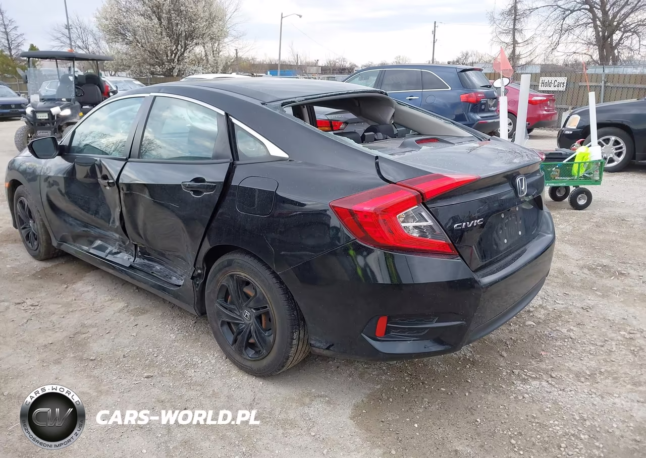 2018 Honda Civic Lx VIN:19XFC2F57JE020660 - 3