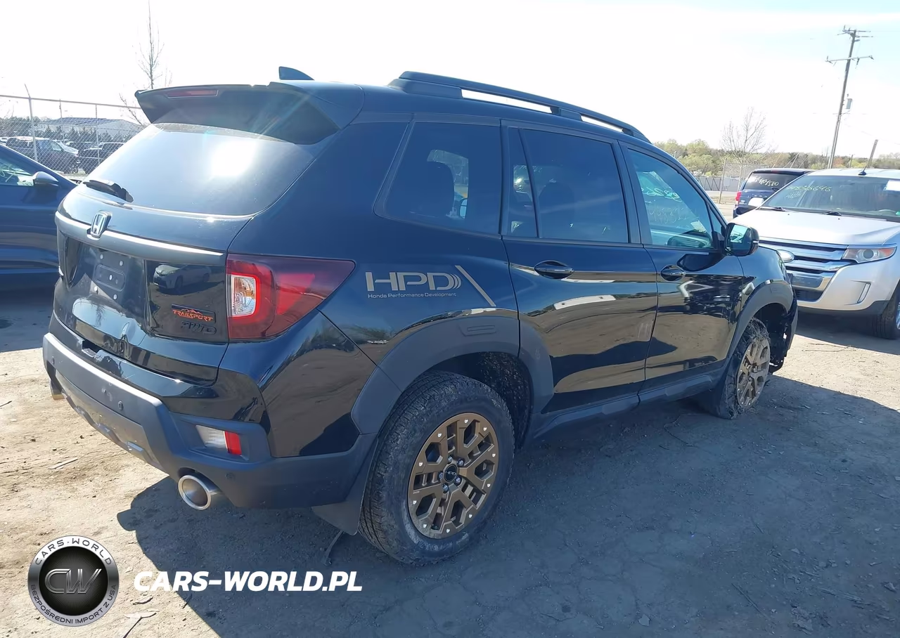 2022 Honda Passport Awd Trailsport VIN:5FNYF8H63NB016341 - 4