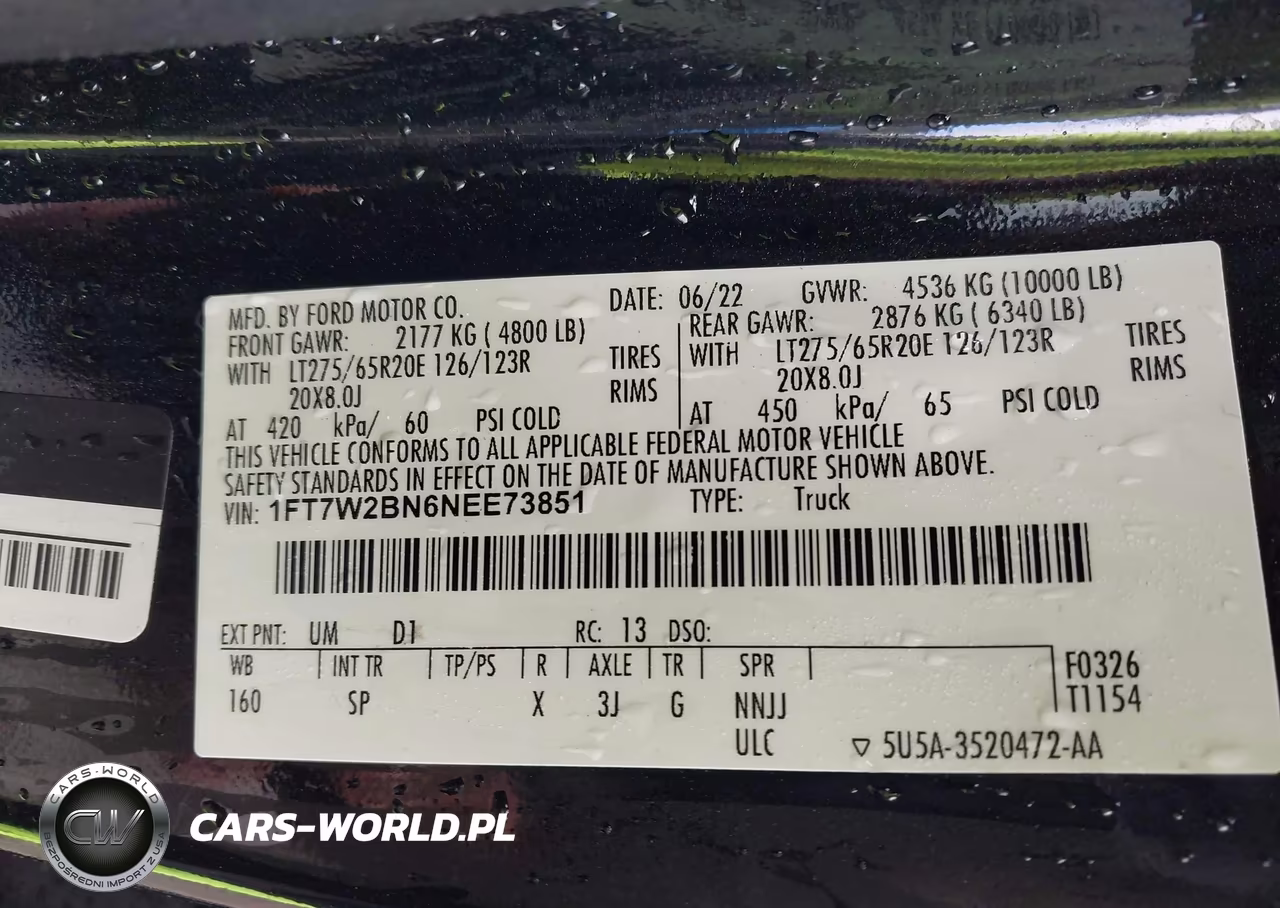 2022 Ford F-250 King Ranch VIN:1FT7W2BN6NEE73851 - 9