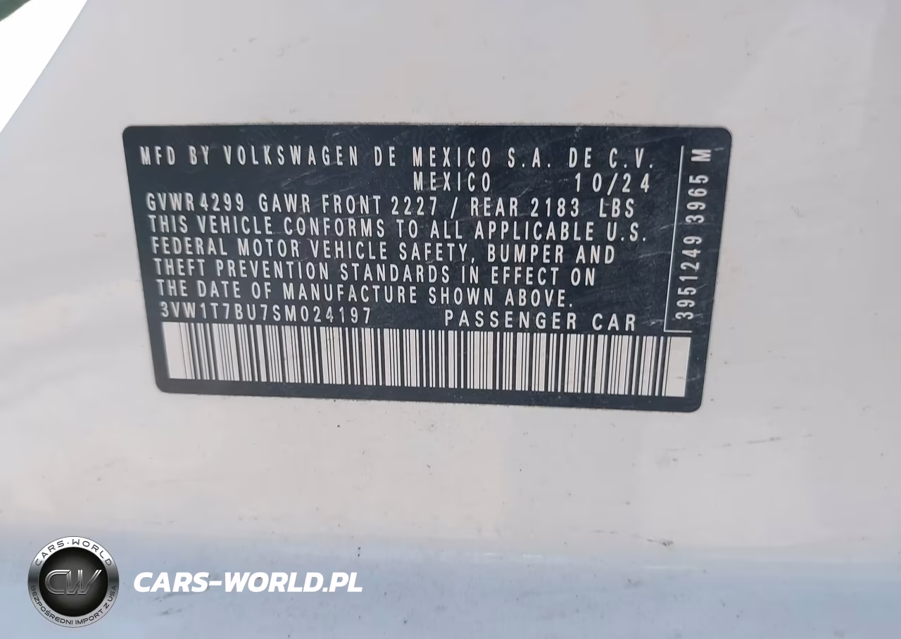 2025 Volkswagen Jetta Gli 2.0T Autobahn VIN:3VW1T7BU7SM024197 - 9