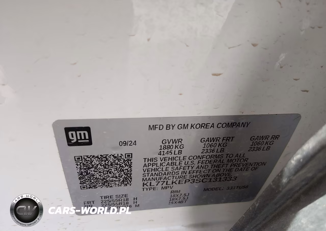2025 Chevrolet Trax Fwd Activ VIN:KL77LKEP3SC131333 - 9