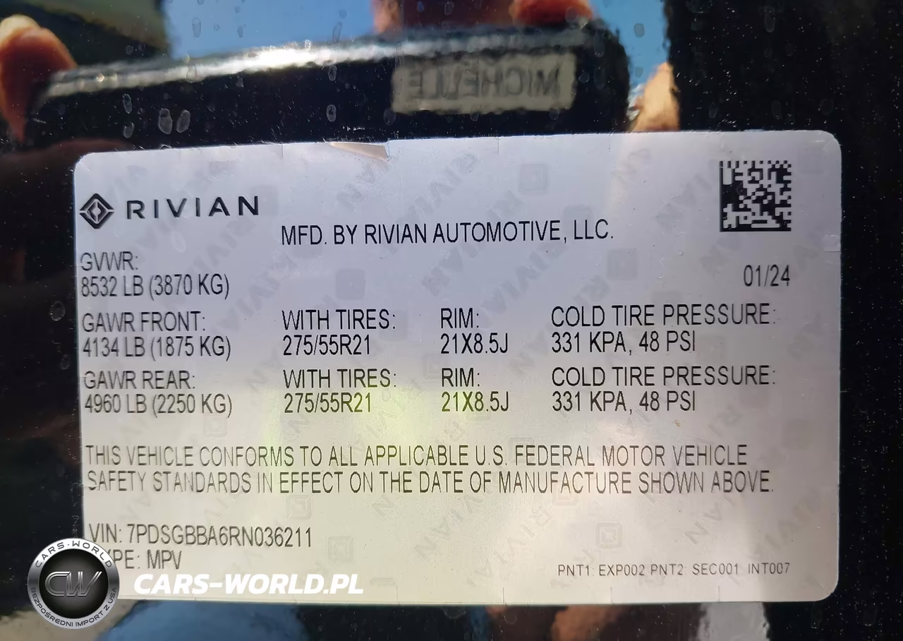 2024 Rivian R1S Adventure Dual Motor Large Pack-Adventure Dual Motor Perf Large Pack VIN:7PDSGBBA6RN036211 - 9