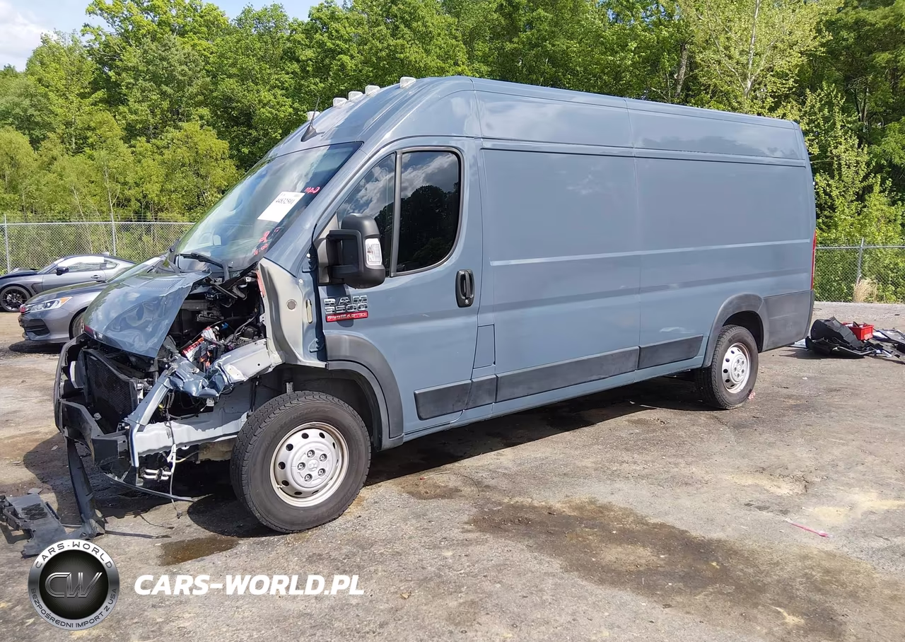 2022 Ram Promaster 3500 Cargo Van High Roof 159 Wb Ext VIN:3C6MRVJGXNE112326 - 2