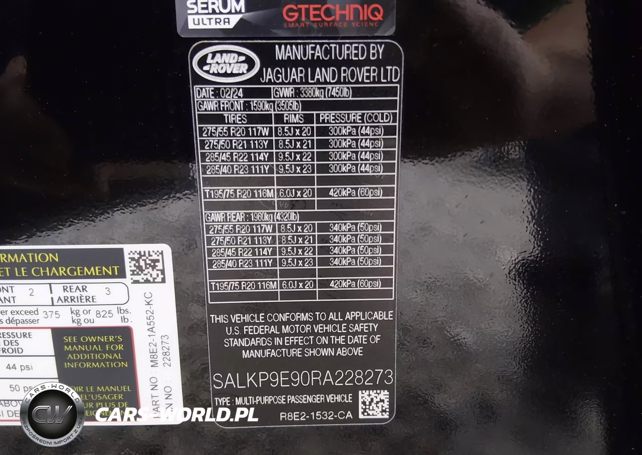 2024 Land Rover Range Rover P530 Se VIN:SALKP9E90RA228273 - 9