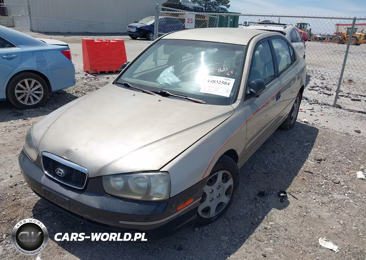 2002 Hyundai Elantra Gls VIN:KMHDN45D52U368249 - 2