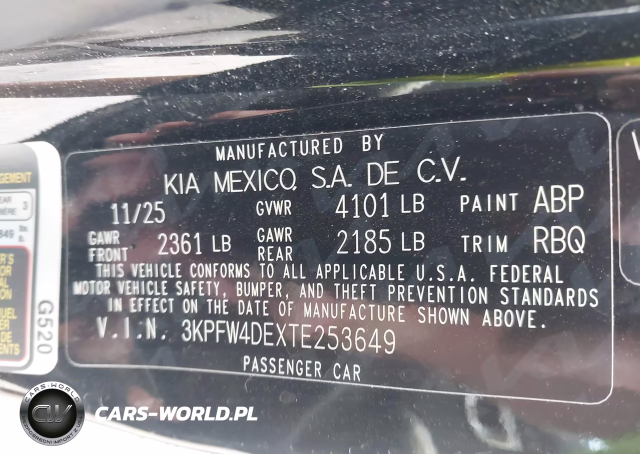 2026 Kia K4 Gt-Line VIN:3KPFW4DEXTE253649 - 9