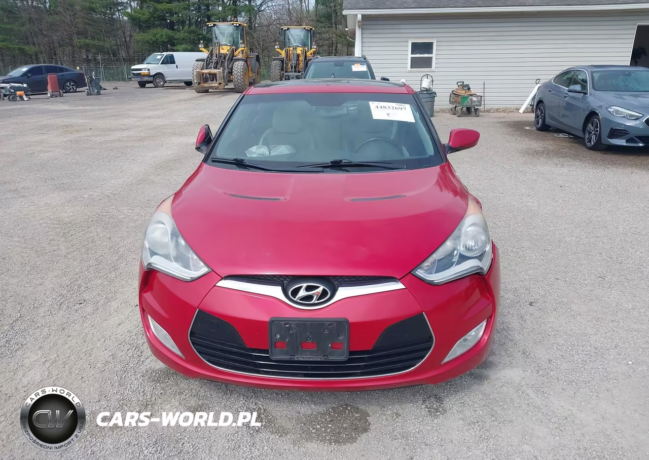 2014 Hyundai Veloster Base W-Gray VIN:KMHTC6AD0EU207184 - 12