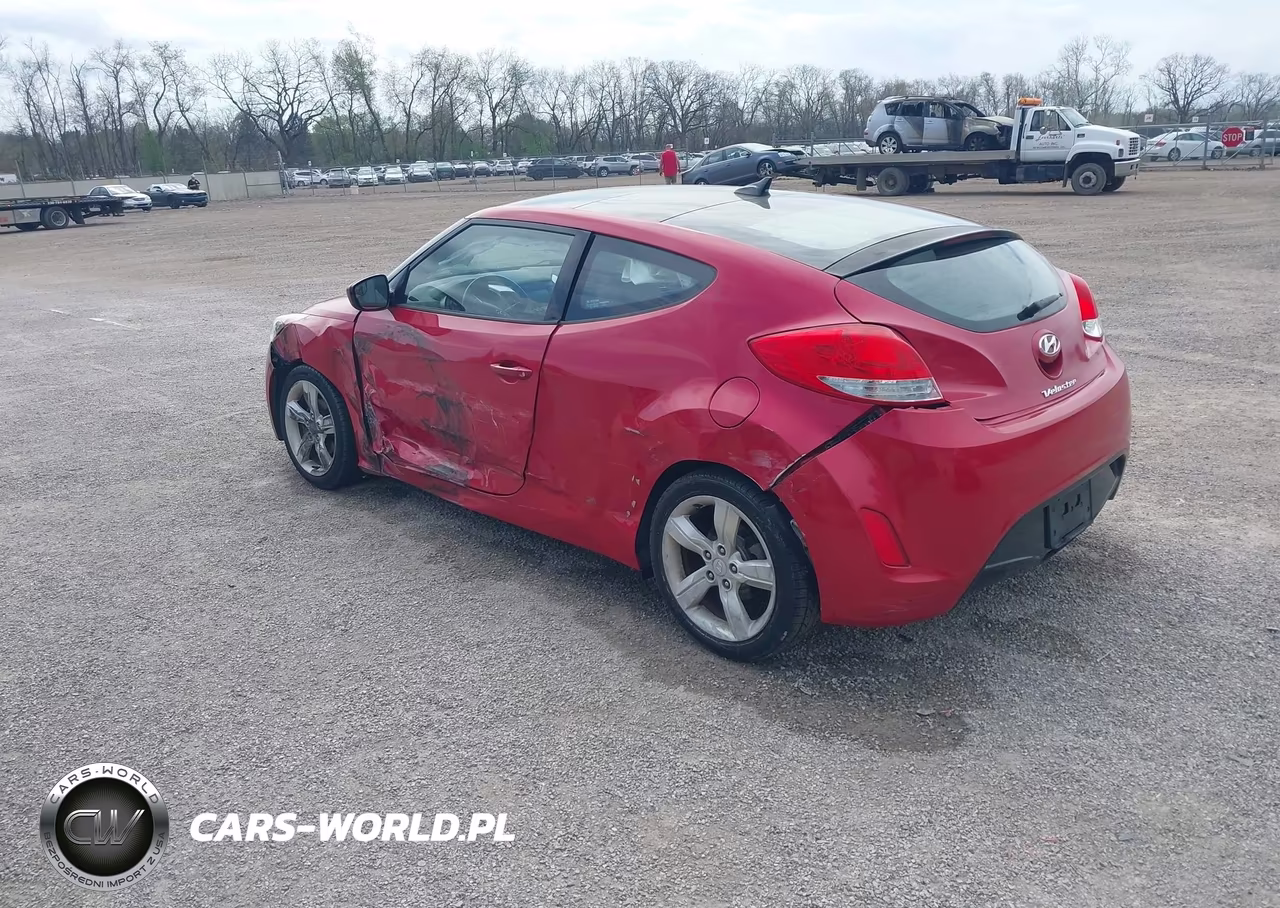 2014 Hyundai Veloster Base W-Gray VIN:KMHTC6AD0EU207184 - 3
