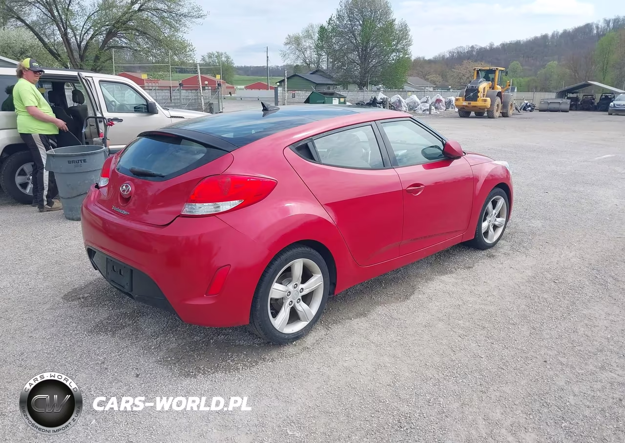 2014 Hyundai Veloster Base W-Gray VIN:KMHTC6AD0EU207184 - 4