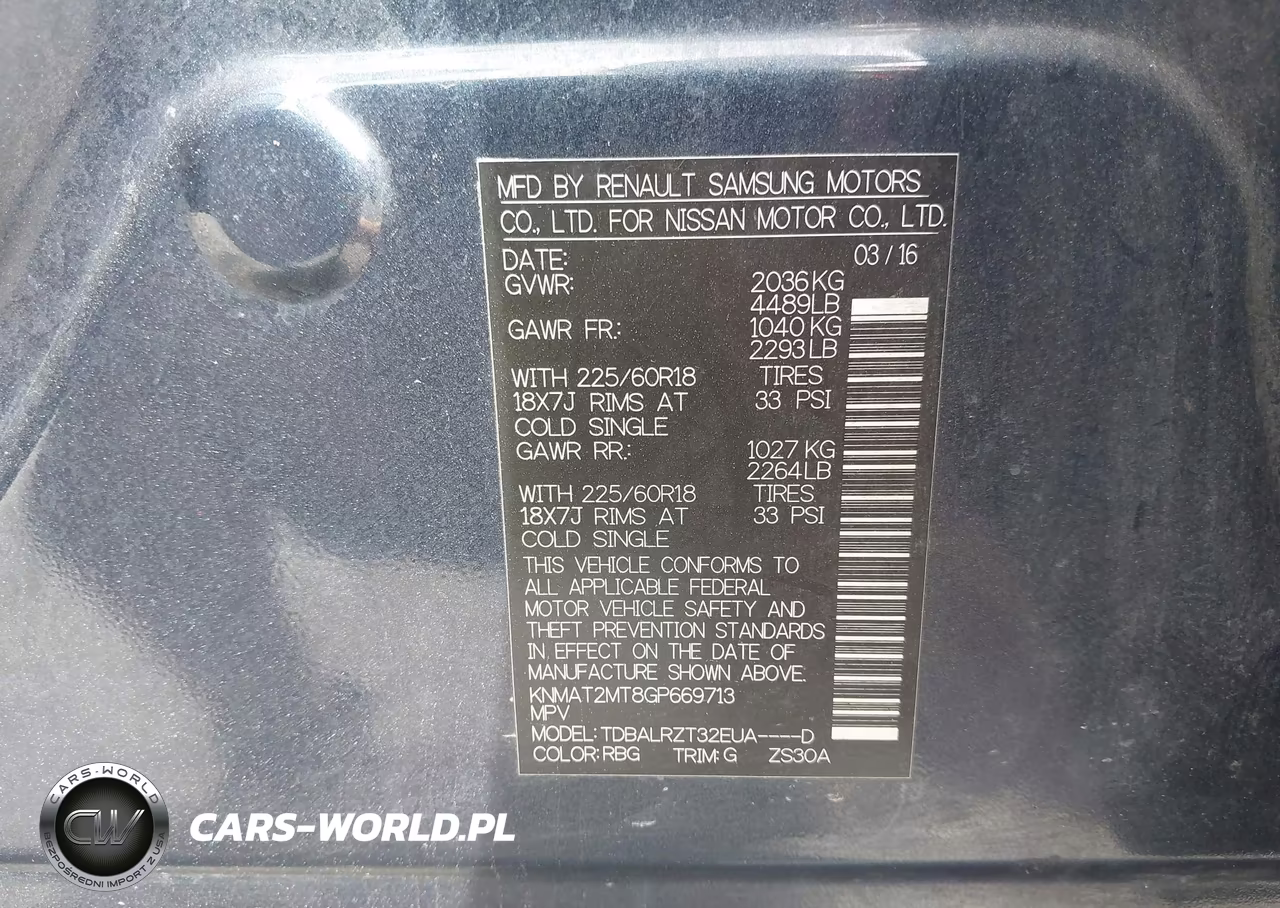 2016 Nissan Rogue Sl VIN:KNMAT2MT8GP669713 - 9