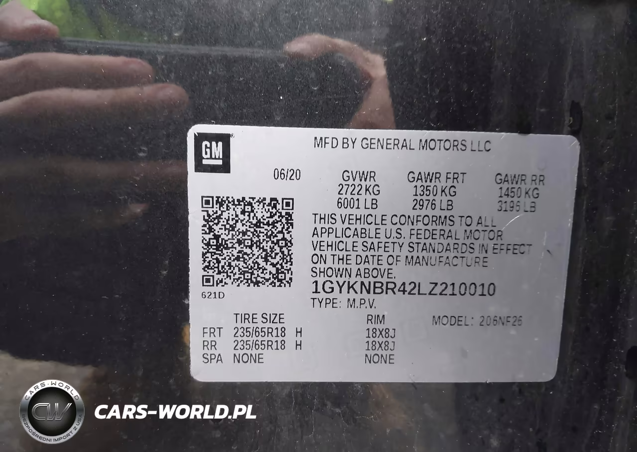 2020 Cadillac Xt5 Awd Luxury VIN:1GYKNBR42LZ210010 - 9