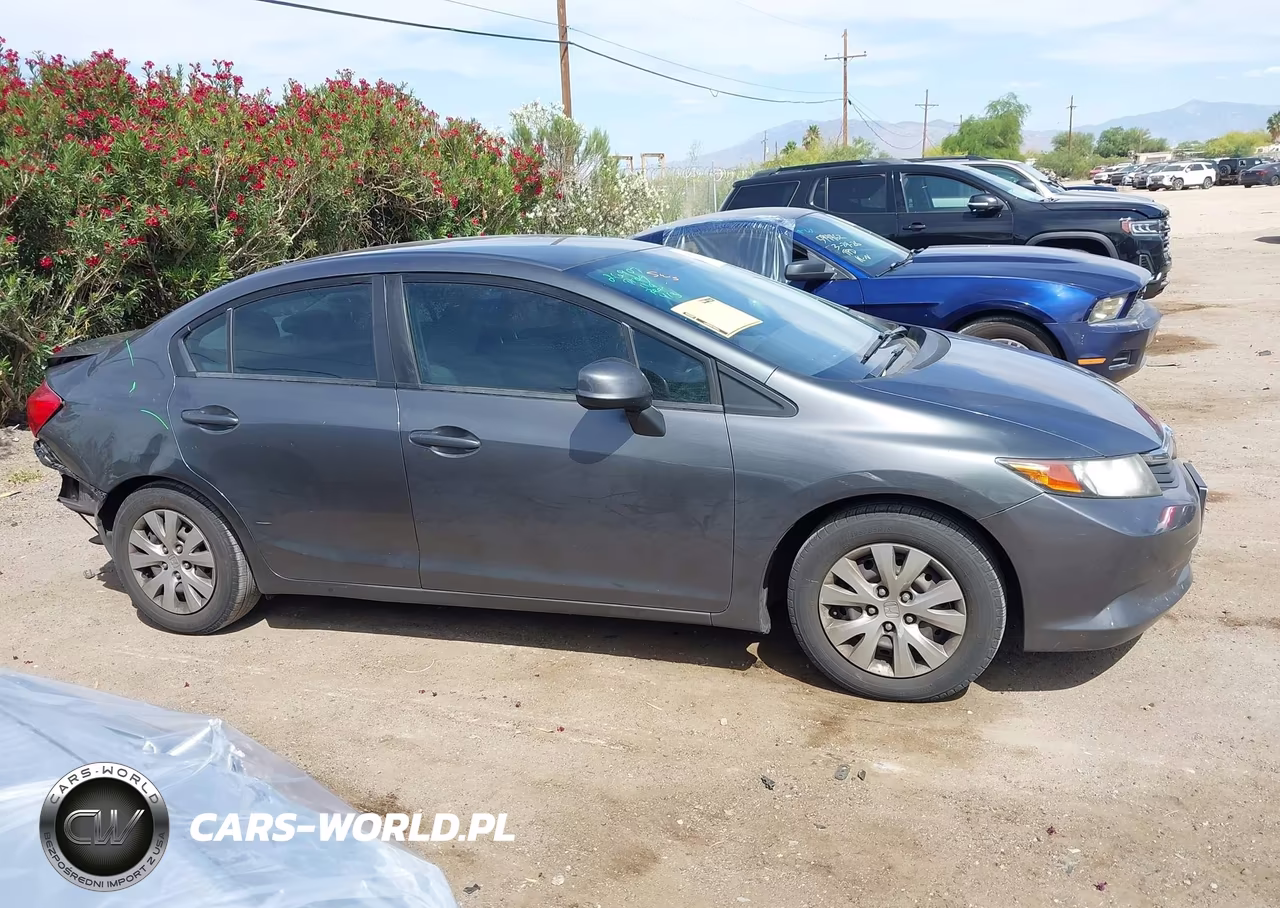 2012 Honda Civic Lx VIN:19XFB2F59CE340469 - 14