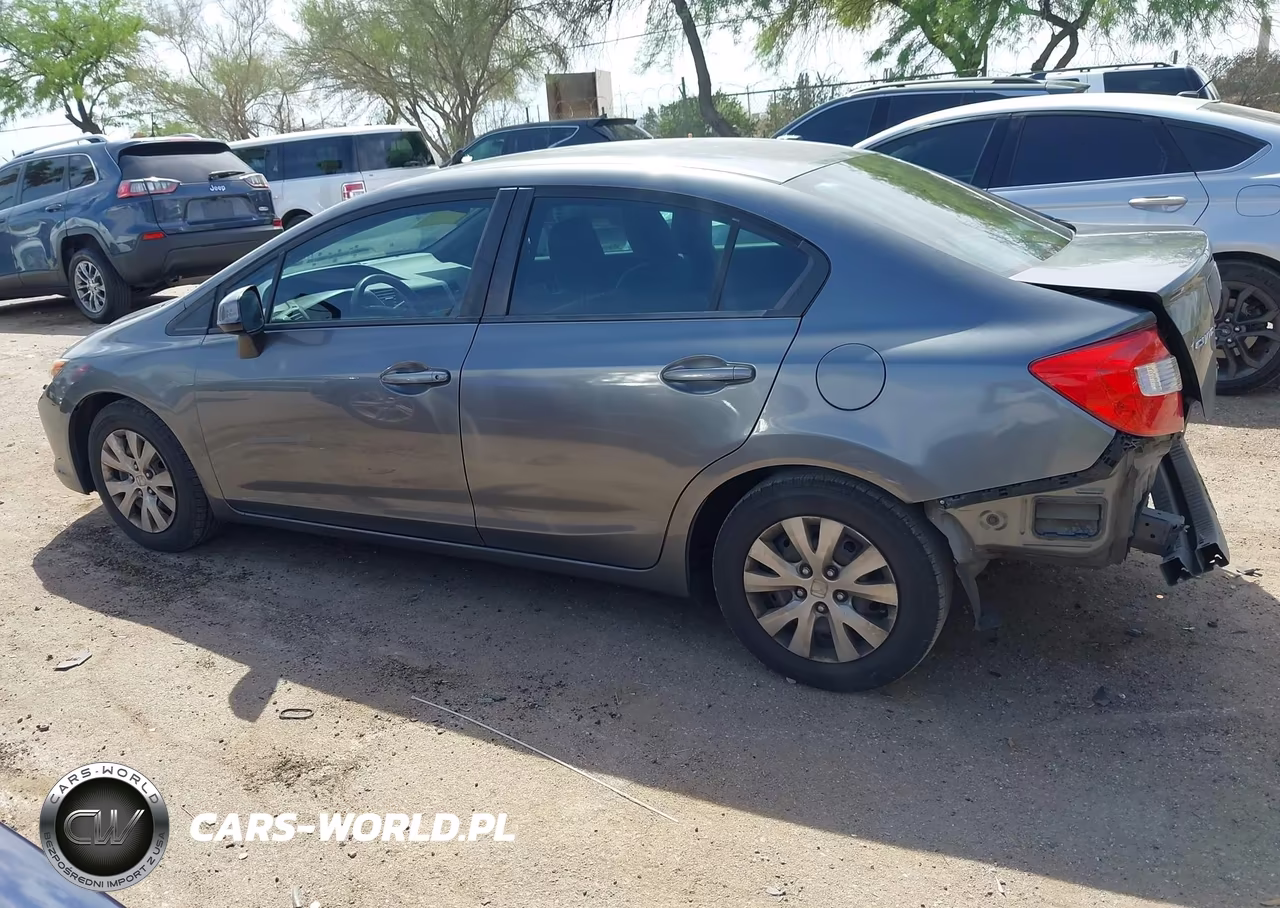 2012 Honda Civic Lx VIN:19XFB2F59CE340469 - 15