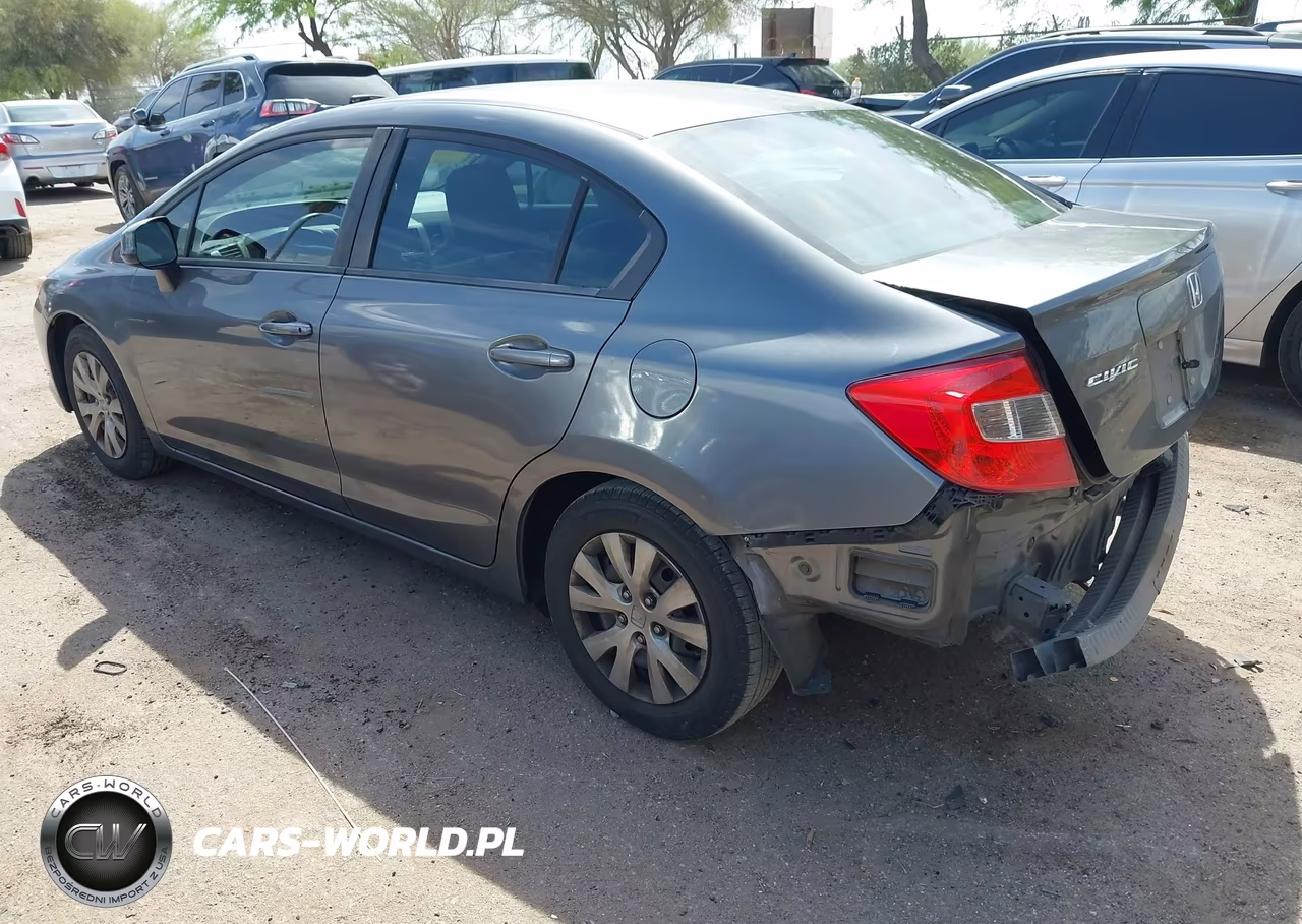 2012 Honda Civic Lx VIN:19XFB2F59CE340469 - 3
