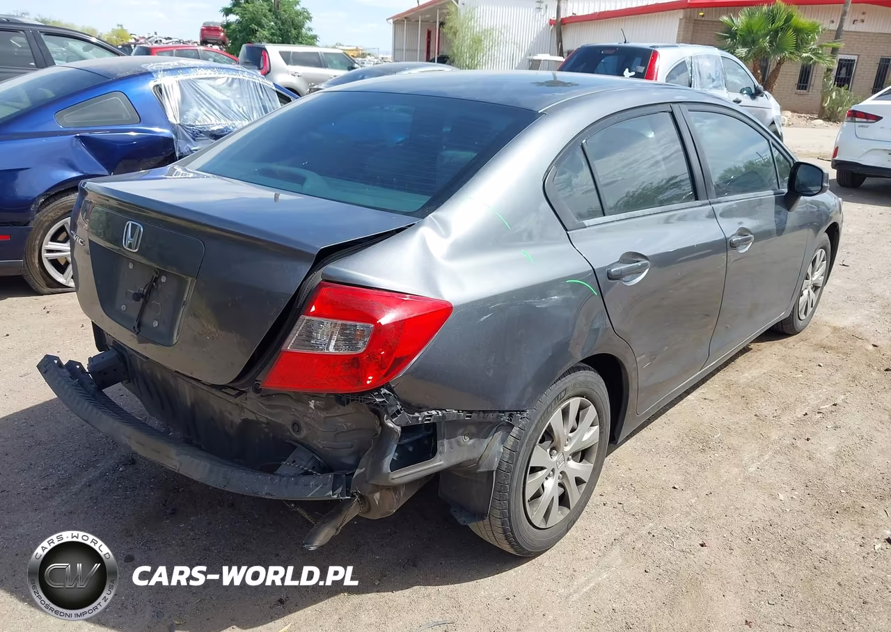 2012 Honda Civic Lx VIN:19XFB2F59CE340469 - 4