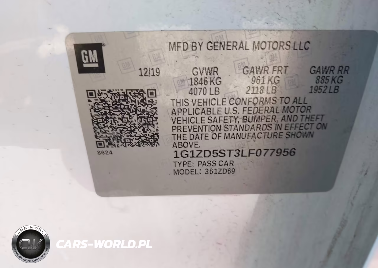 2020 Chevrolet Malibu Fwd Lt VIN:1G1ZD5ST3LF077956 - 9