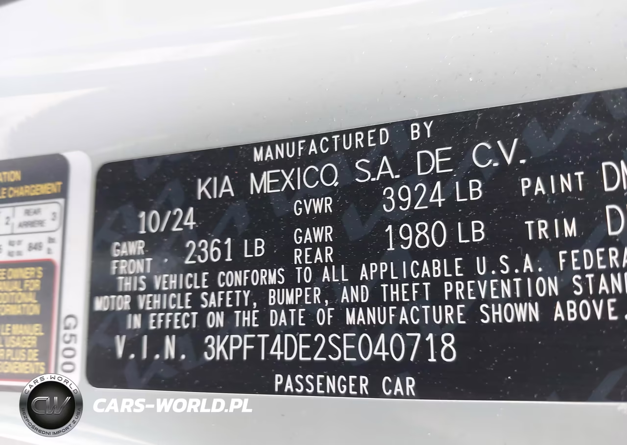 2025 Kia K4 Lxs VIN:3KPFT4DE2SE040718 - 9