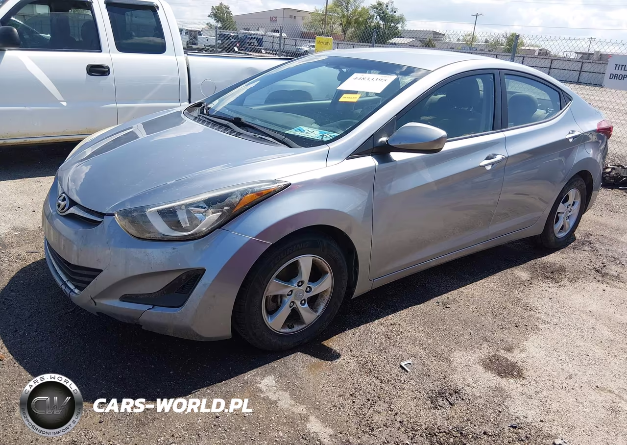 2015 Hyundai Elantra Se VIN:5NPDH4AE1FH566904 - 2