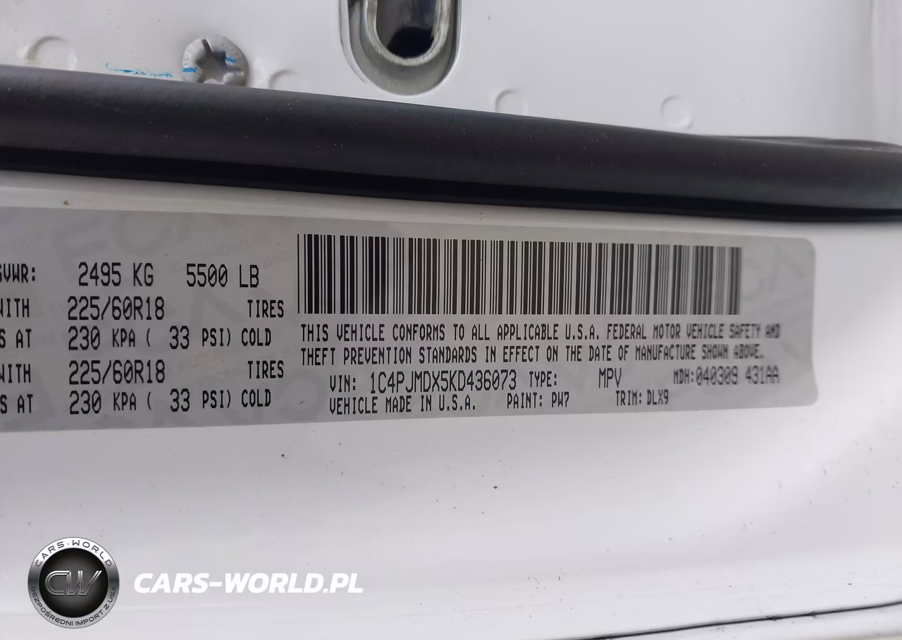 2019 Jeep Cherokee Limited 4X4 VIN:1C4PJMDX5KD436073 - 9