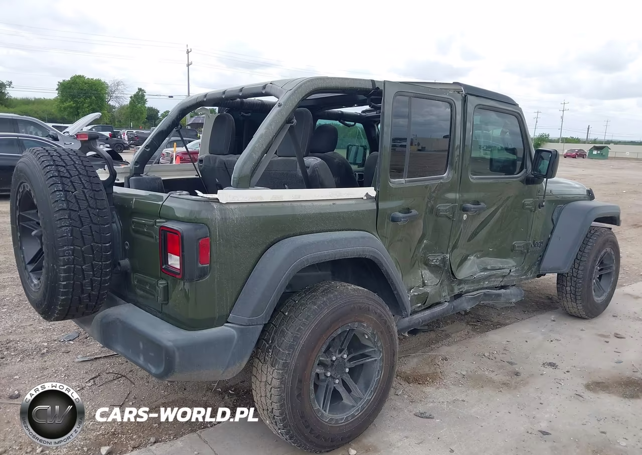 2021 Jeep Wrangler Unlimited Sport S 4X4 VIN:1C4HJXDN5MW766968 - 4