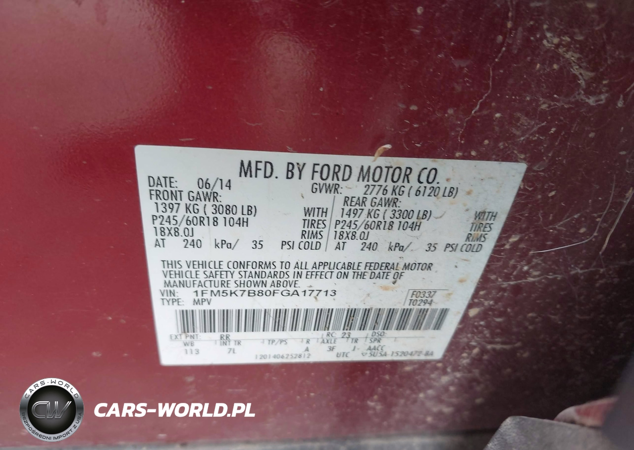 2015 Ford Explorer VIN:1FM5K7B80FGA17713 - 9