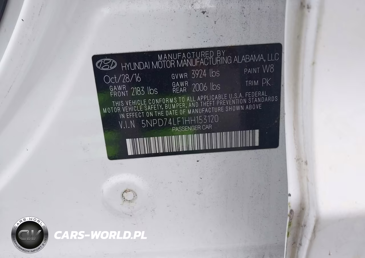 2017 Hyundai Elantra Se VIN:5NPD74LF1HH153120 - 9