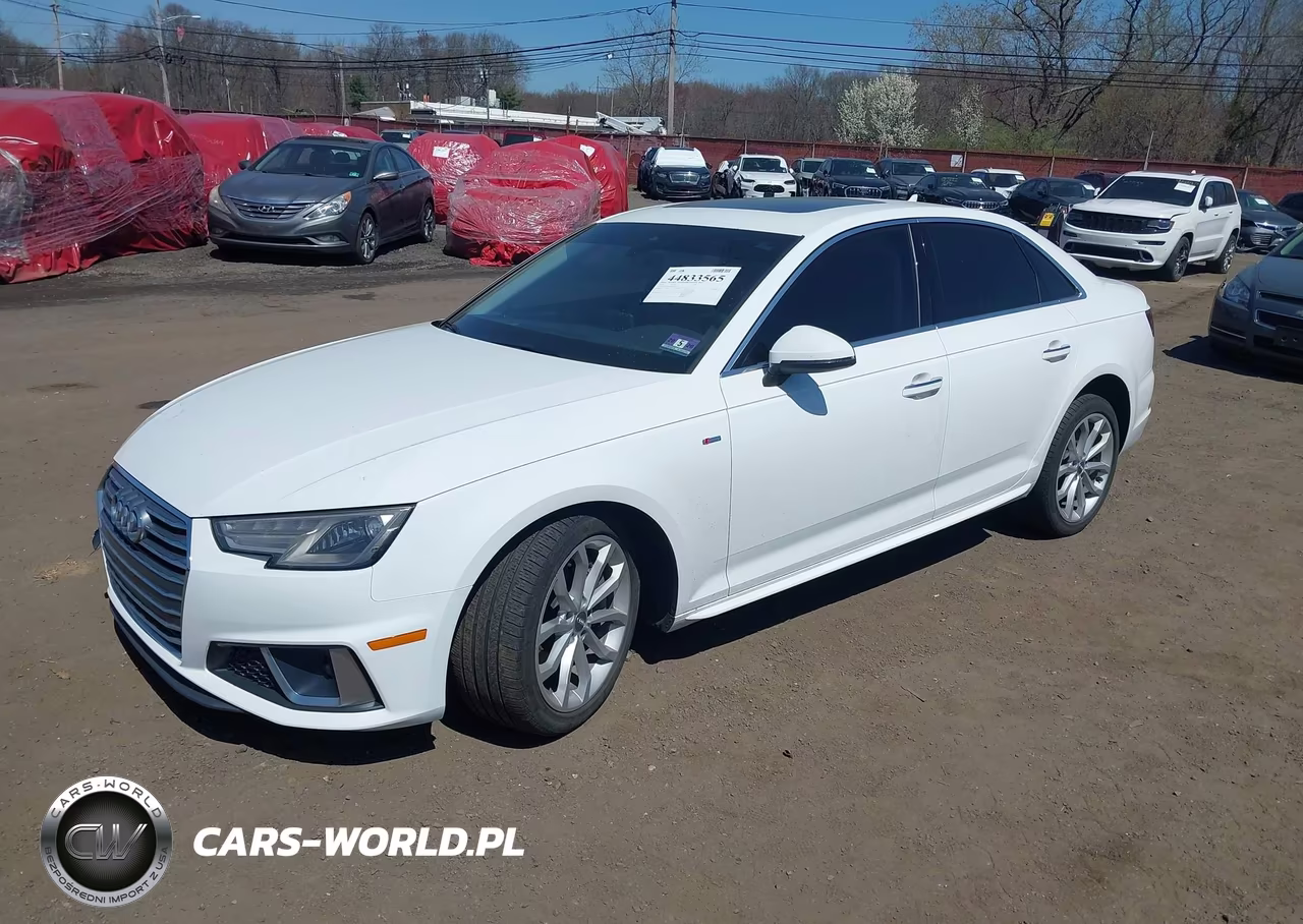 2019 Audi A4 45 Premium VIN:WAUDNAF49KN005235 - 2