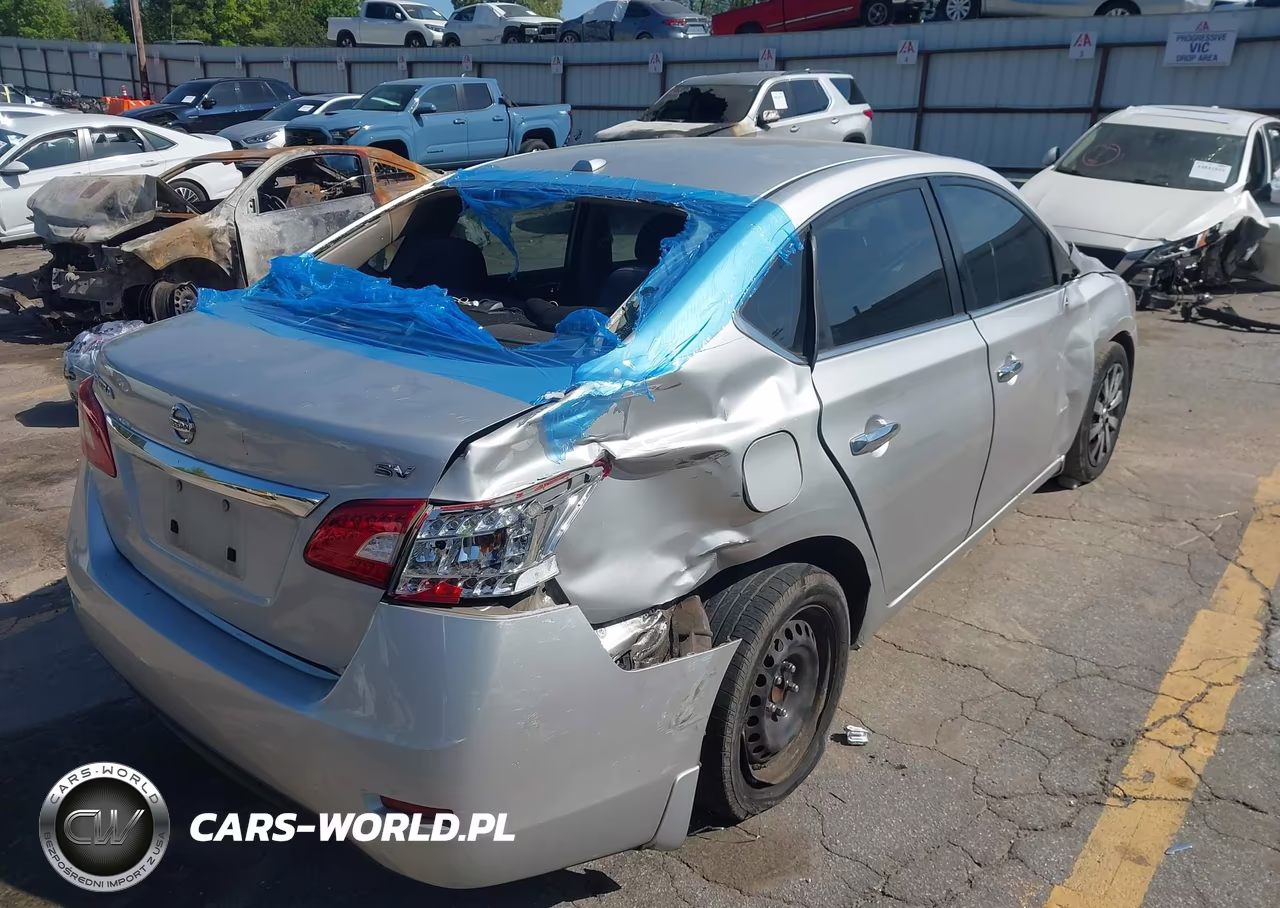 2015 Nissan Sentra Sv VIN:3N1AB7AP7FL659260 - 6