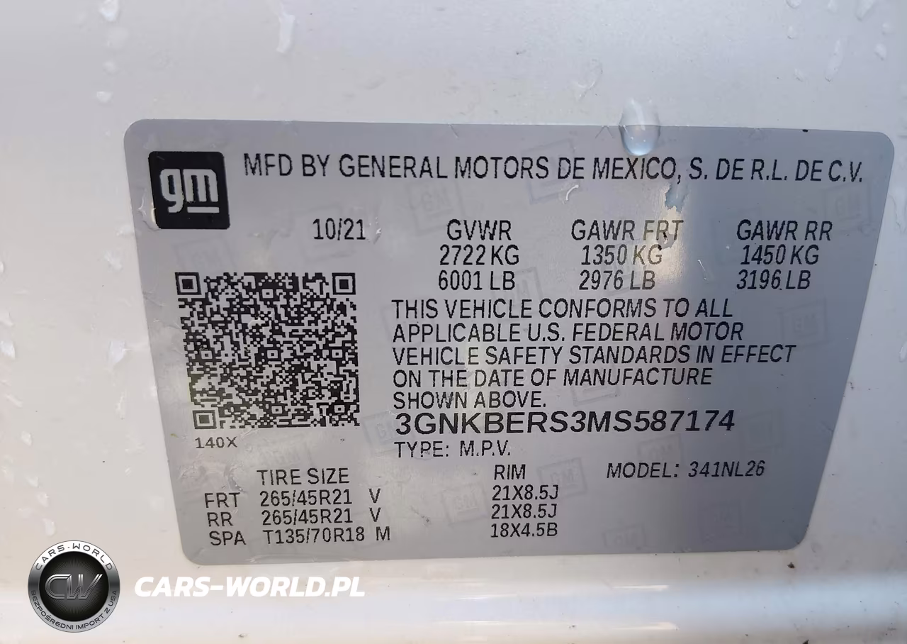 2021 Chevrolet Blazer Fwd Rs VIN:3GNKBERS3MS587174 - 9
