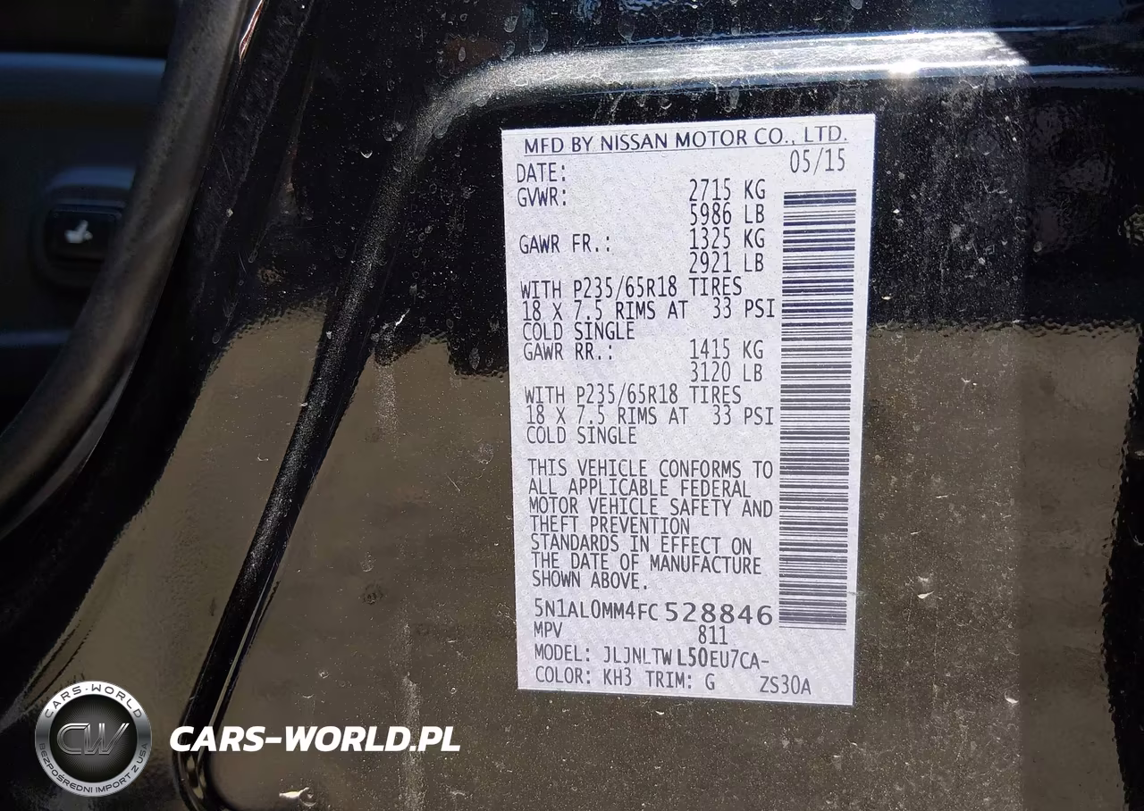 2015 Infiniti Qx60 VIN:5N1AL0MM4FC528846 - 9
