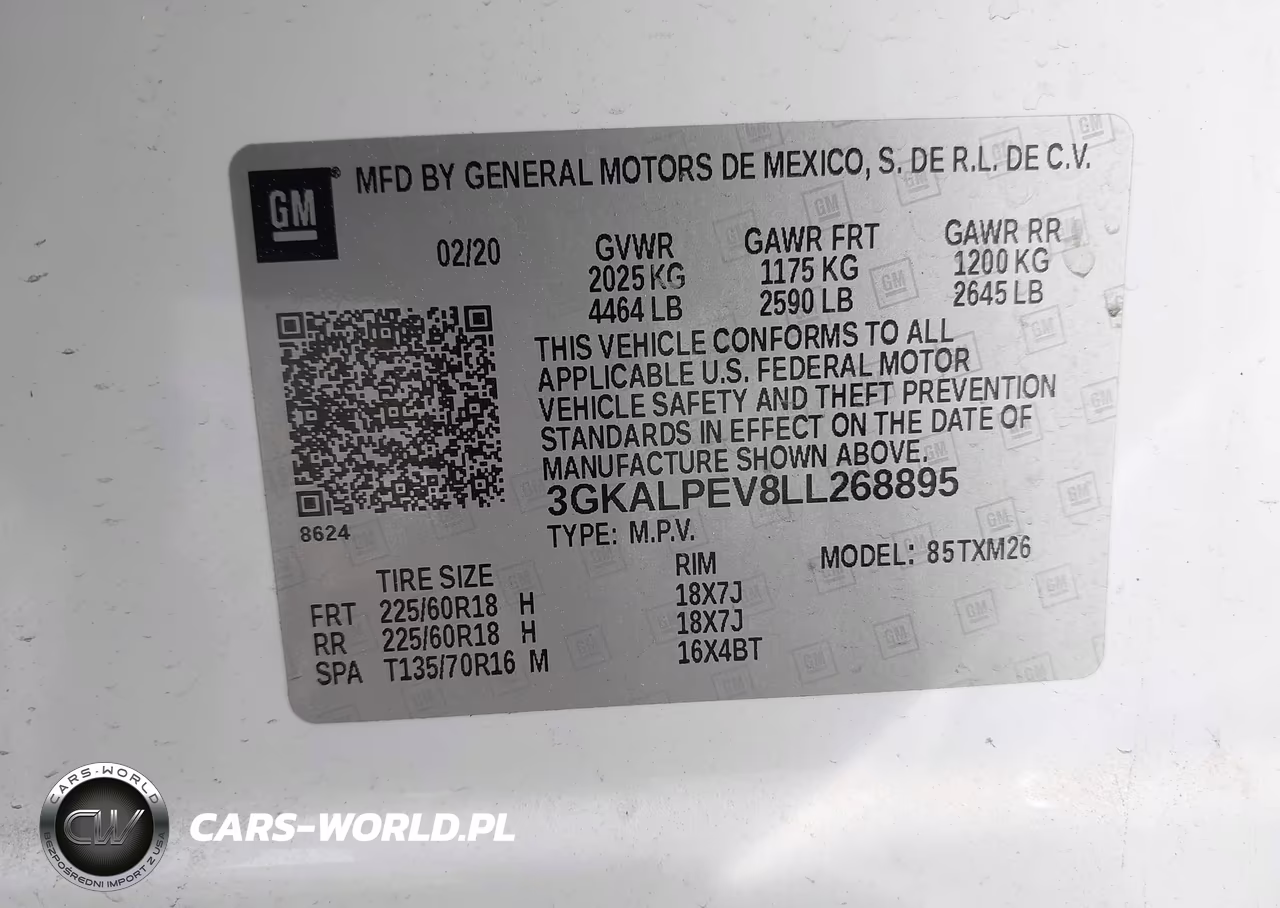 2020 GMC Terrain Fwd Slt VIN:3GKALPEV8LL268895 - 9