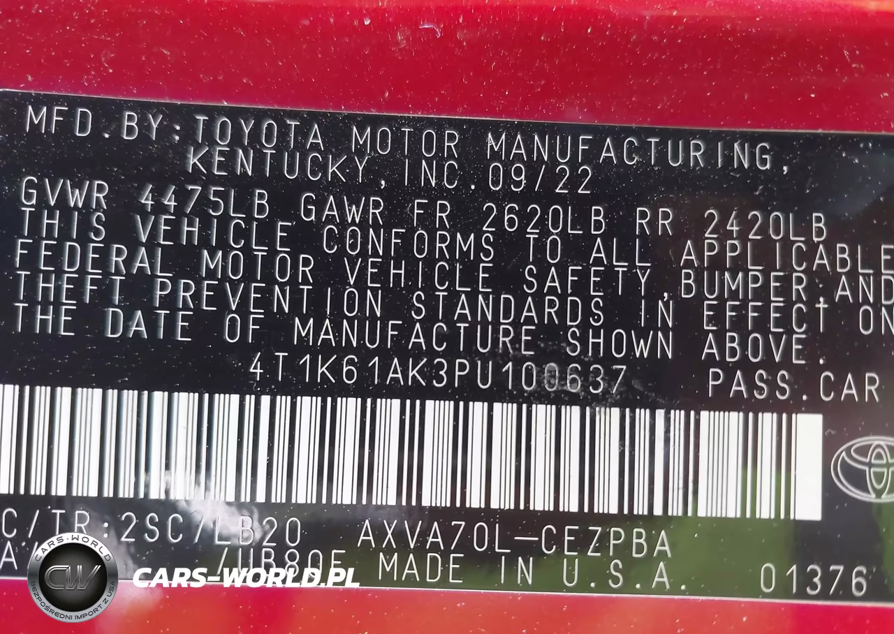 2023 Toyota Camry Xse VIN:4T1K61AK3PU100637 - 9