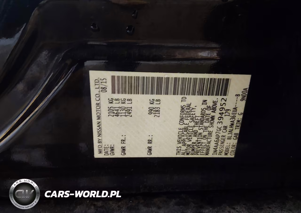 2016 Nissan Maxima 3.5 Platinum VIN:1N4AA6AP7GC394952 - 9