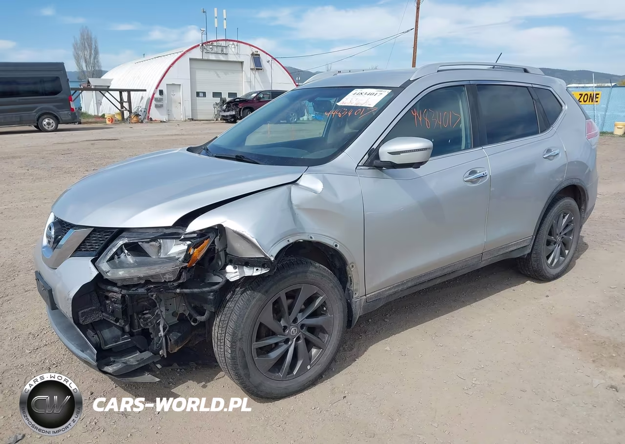 2016 Nissan Rogue Sl VIN:KNMAT2MV2GP685021 - 2