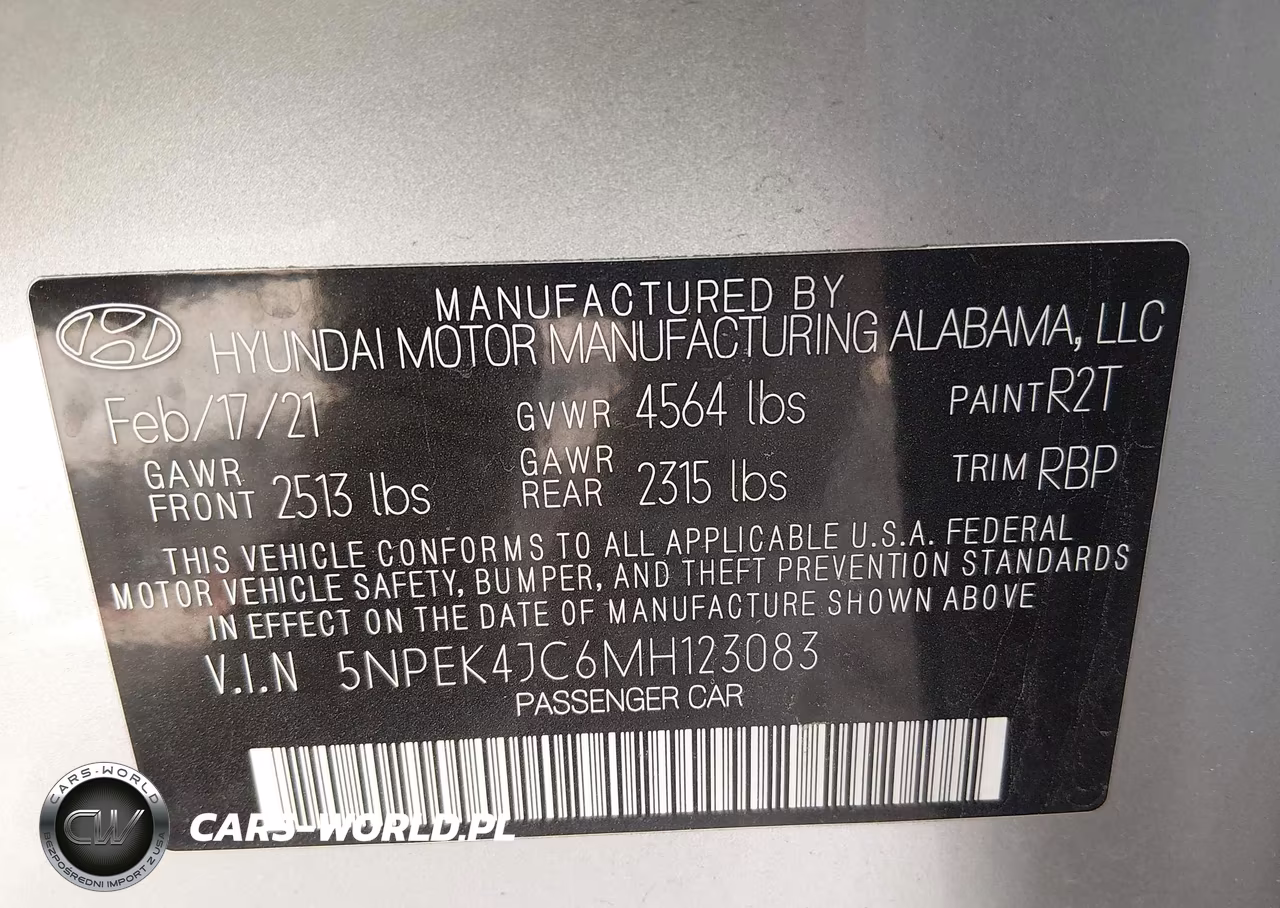 2021 Hyundai Sonata N Line VIN:5NPEK4JC6MH123083 - 9