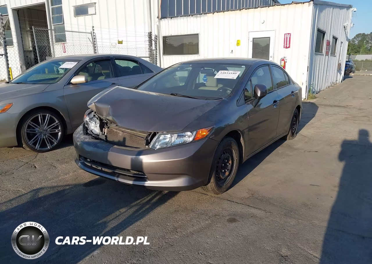 2012 Honda Civic Lx VIN:2HGFB2F58CH539518 - 2