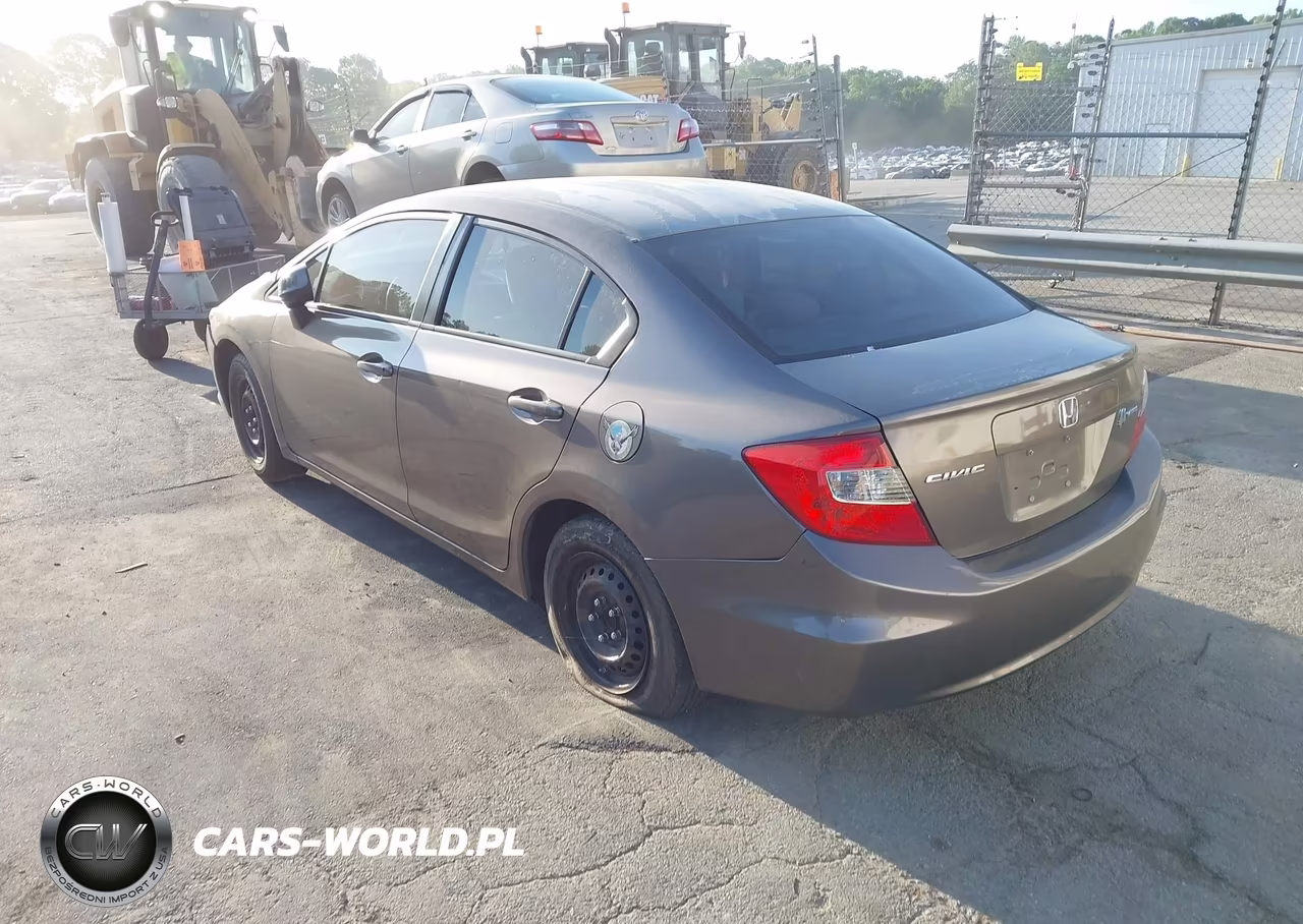 2012 Honda Civic Lx VIN:2HGFB2F58CH539518 - 3