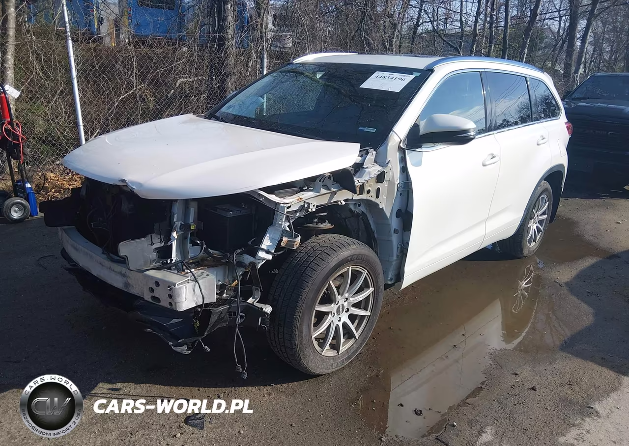 2017 Toyota Highlander Xle VIN:5TDJZRFH1HS450499 - 2