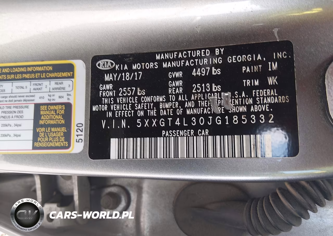 2018 Kia Optima Lx VIN:5XXGT4L30JG185332 - 9