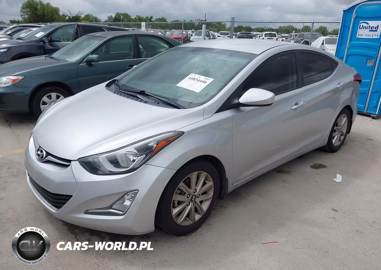 2015 Hyundai Elantra Se VIN:KMHDH4AEXFU303165 - 2