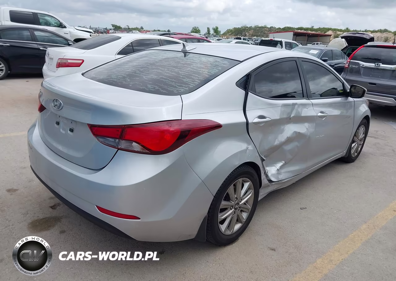 2015 Hyundai Elantra Se VIN:KMHDH4AEXFU303165 - 4
