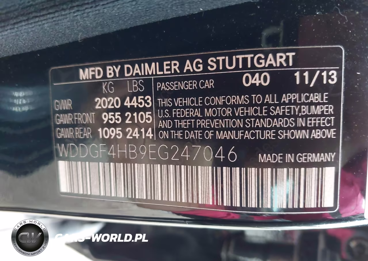 2014 Mercedes-Benz C 250 Sport VIN:WDDGF4HB9EG247046 - 9