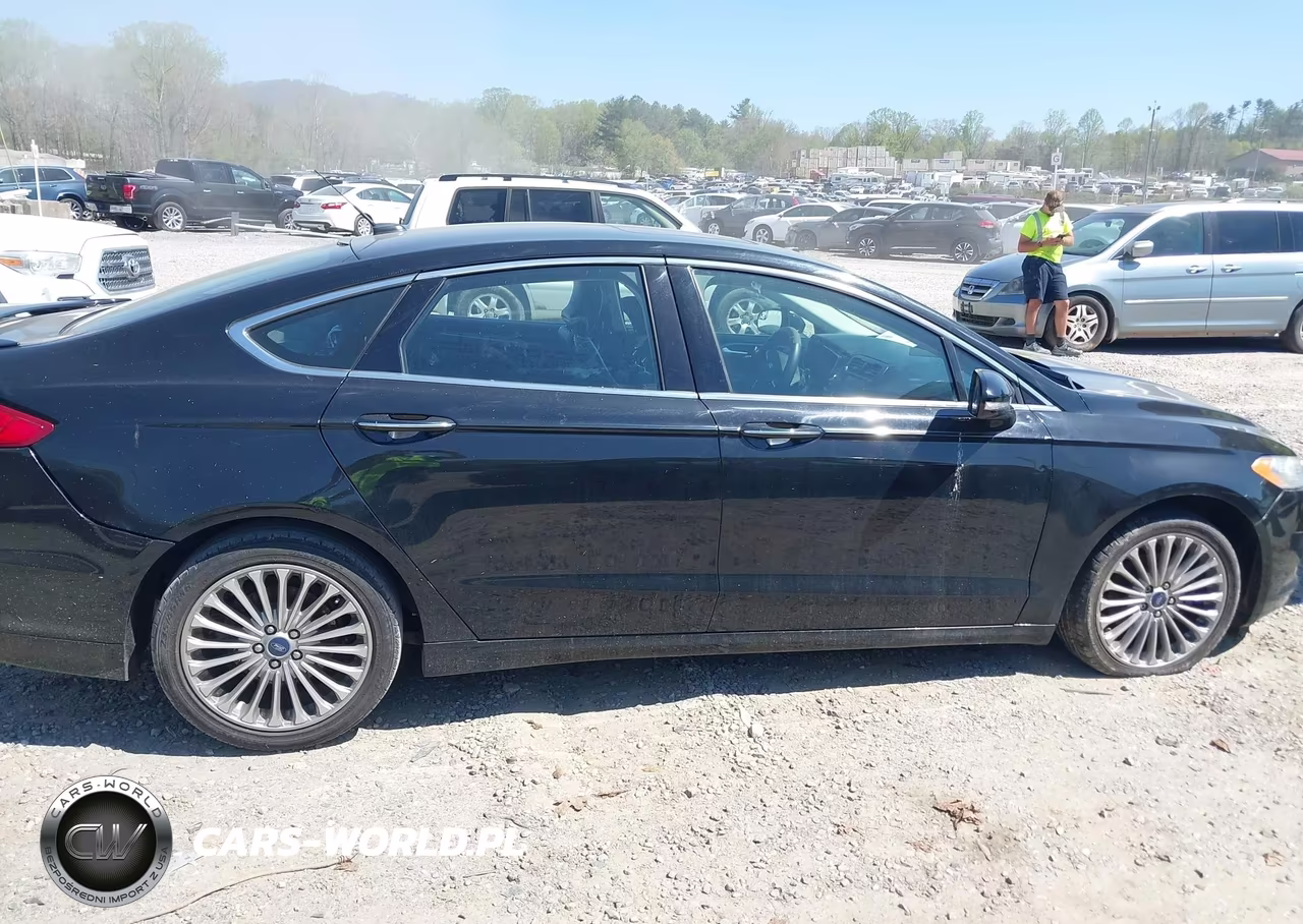 2016 Ford Fusion Titanium VIN:3FA6P0K91GR400134 - 13