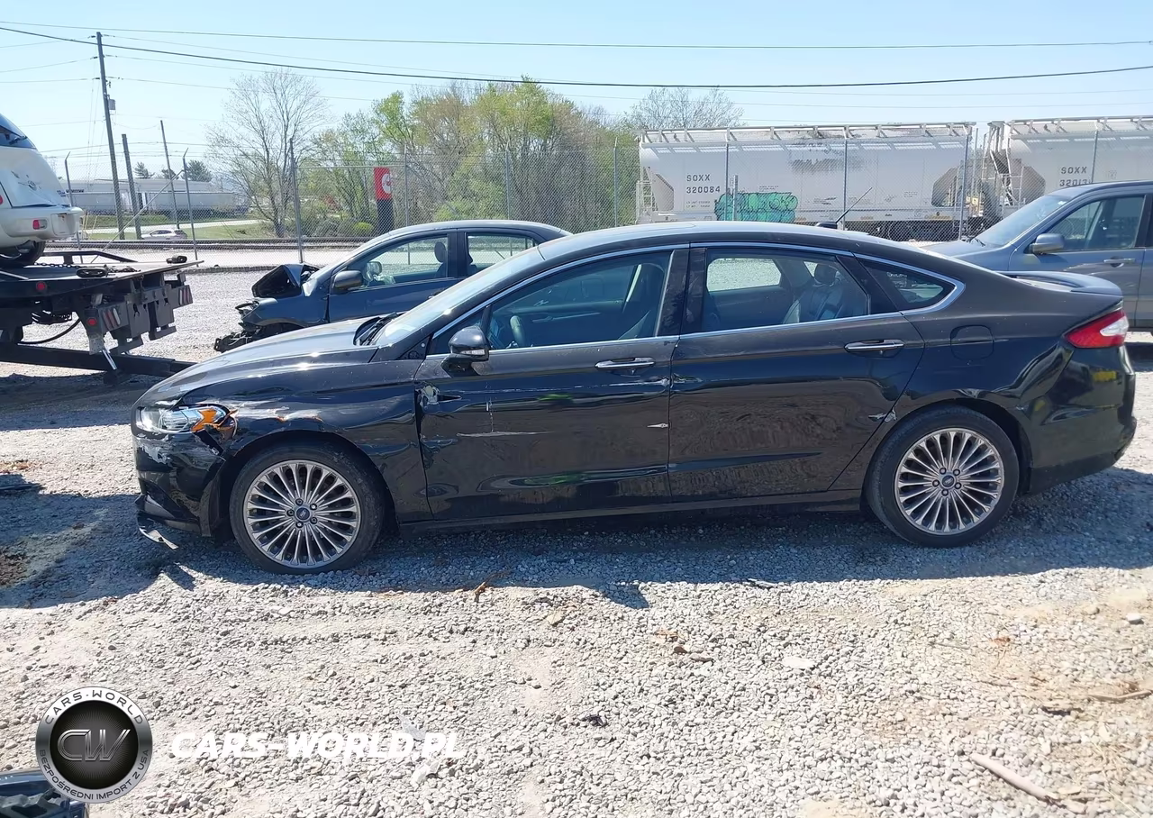 2016 Ford Fusion Titanium VIN:3FA6P0K91GR400134 - 14