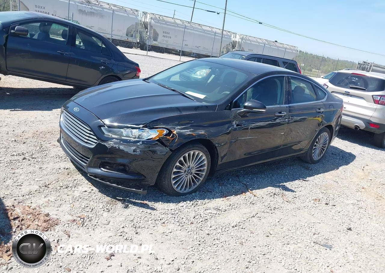 2016 Ford Fusion Titanium VIN:3FA6P0K91GR400134 - 2