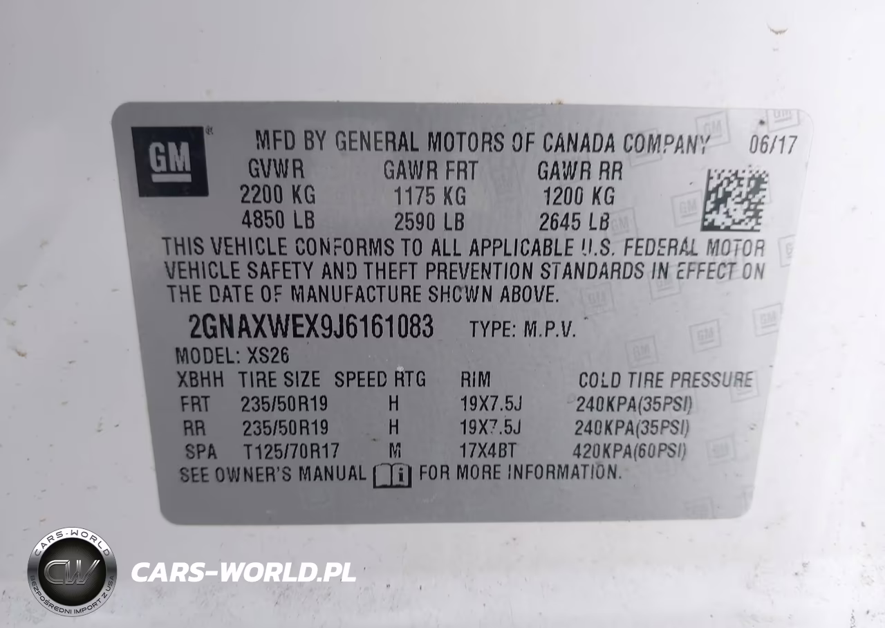 2018 Chevrolet Equinox Premier VIN:2GNAXWEX9J6161083 - 9