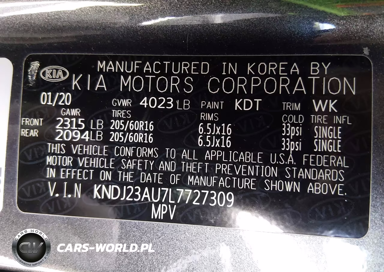 2020 Kia Soul Lx VIN:KNDJ23AU7L7727309 - 9